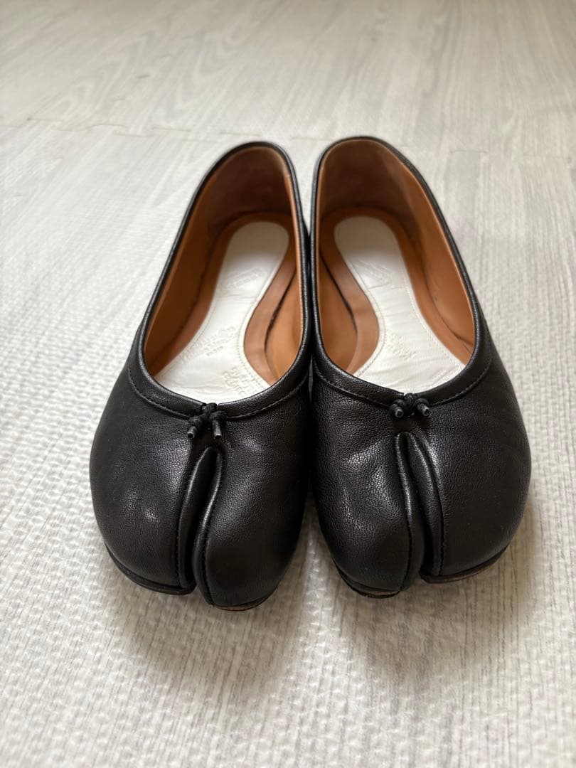 メゾンマルジェラ　足袋バレエシューズ　36センチ　ブラック　裏張り済み Maison Margiela（旧Maison Martin Margiela） - 36 マルジェラ 足袋