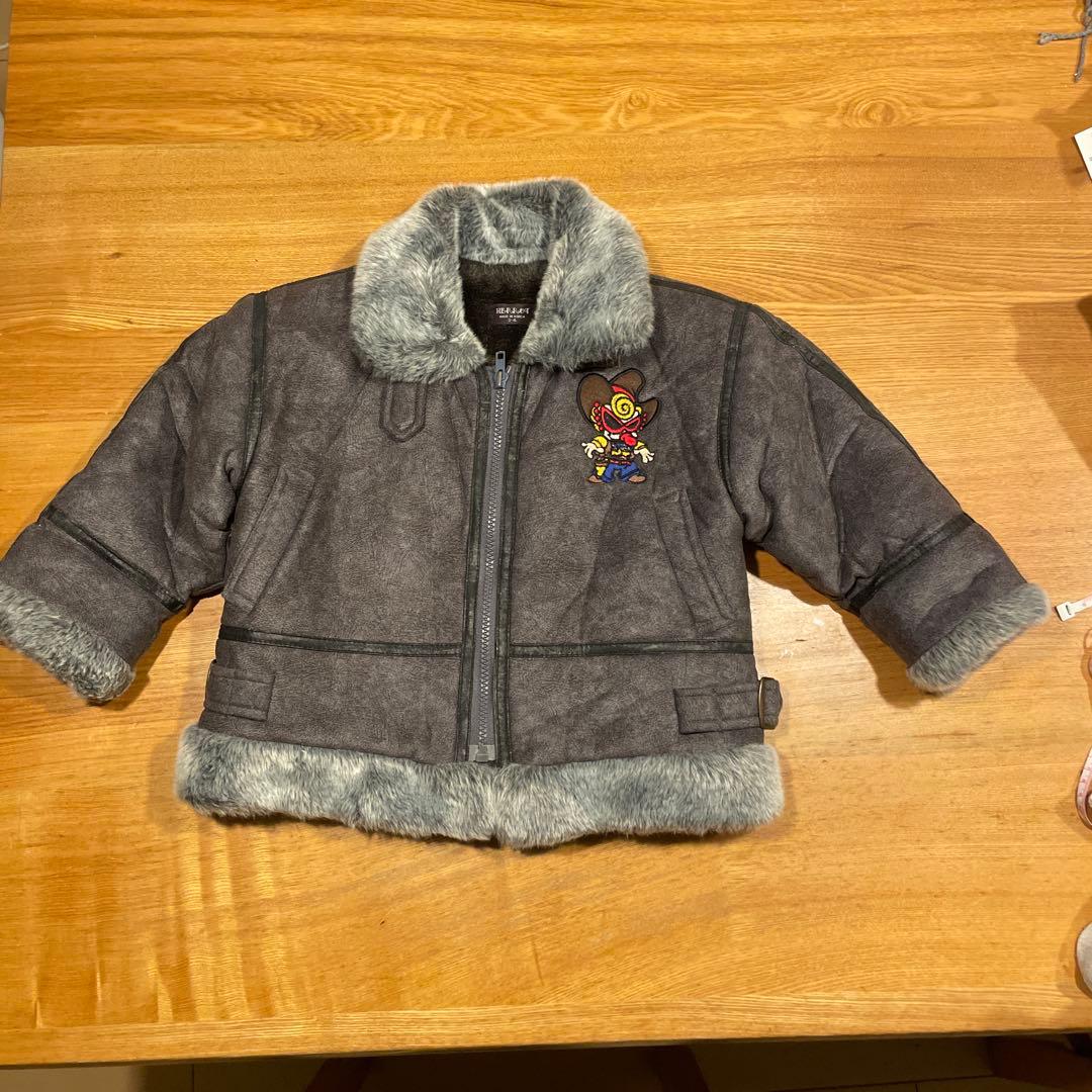 パ*ダ様 ヒステリックミニ/ヒスミニ フェイクムートンジャケット 刺繍