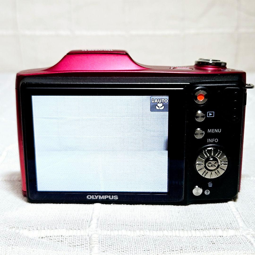 準美品 動作品 OLYMPUS sz-11 コンパクトデジタルカメラ レッド - メルカリ