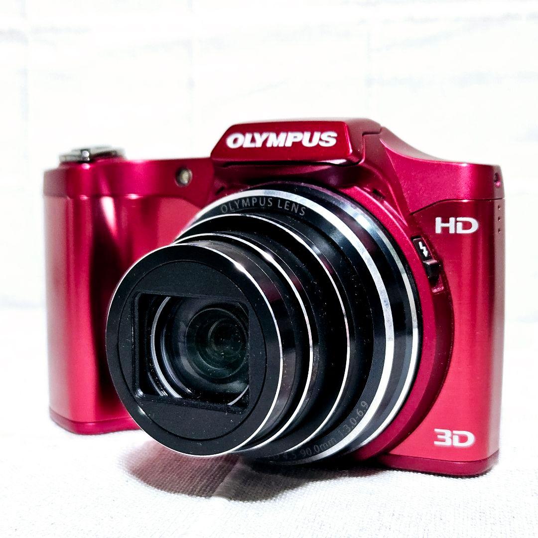 準美品 動作品 OLYMPUS sz-11 コンパクトデジタルカメラ レッド - メルカリ