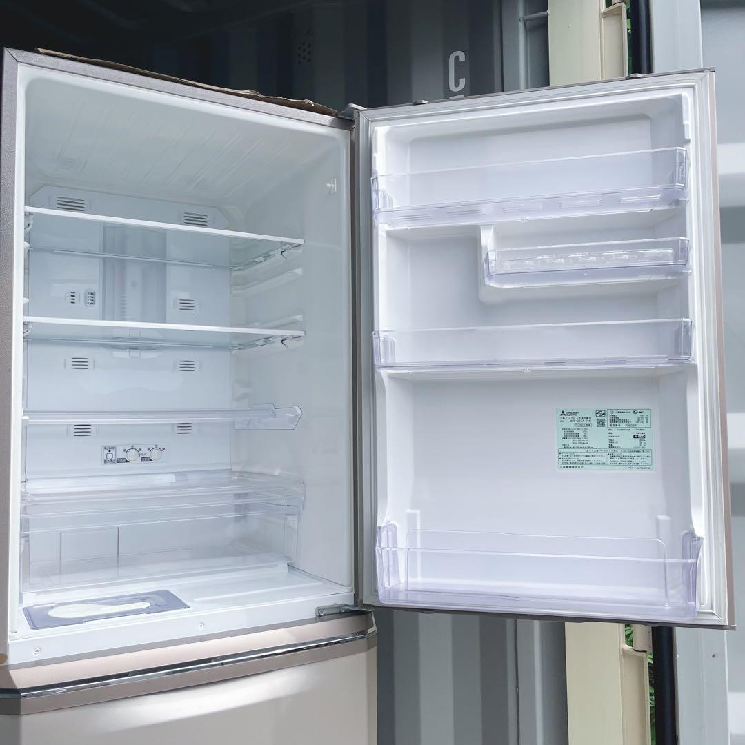 117取付無料！三菱ピンクゴールド自動製氷機付きおしゃれインテリア3