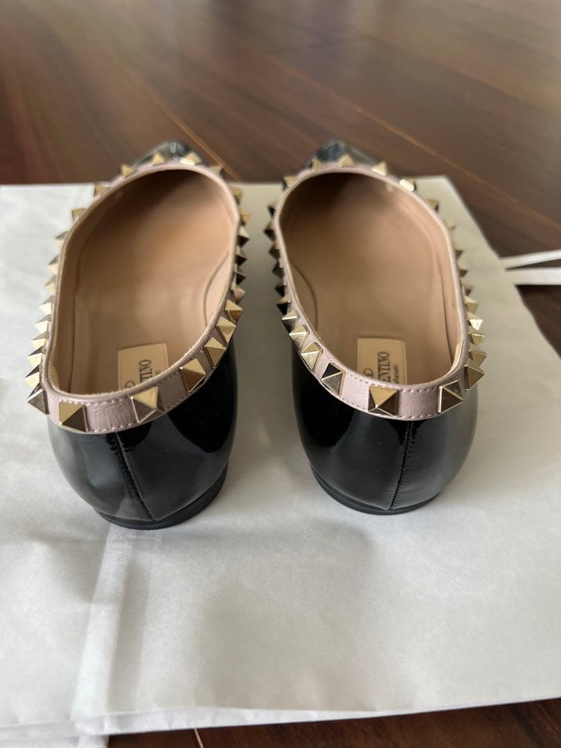 極美品】Valentino Garavaniロックスタッズフラット37