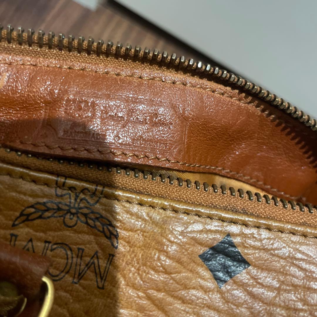 希少MCM マイクロミニ ポシェット ミニボストン アナグラム ショルダー