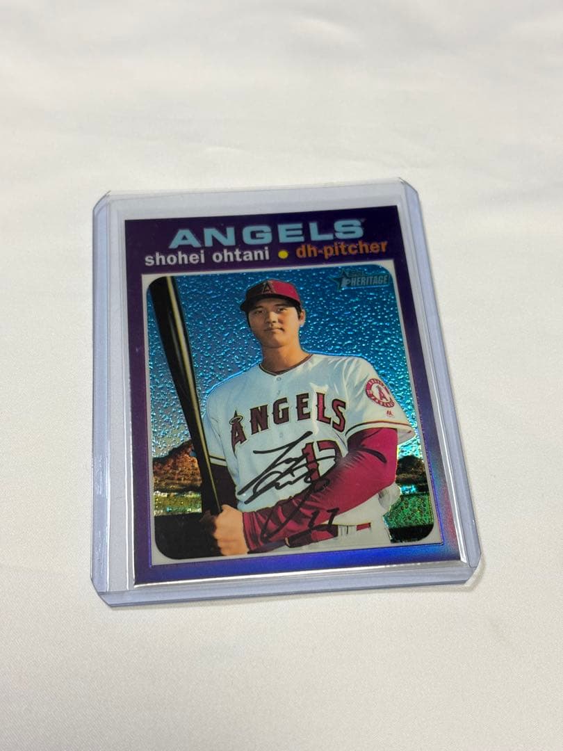 大谷翔平 2020 Topps Heritage Refractor 限定 レア - メルカリ