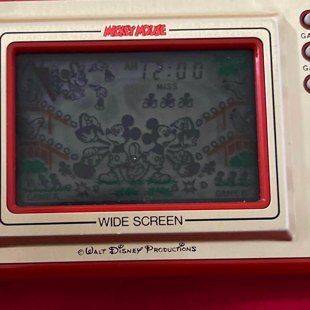 電池フタ無 ミッキーマウス ゲームウォッチ 任天堂 GAME & WATCH
