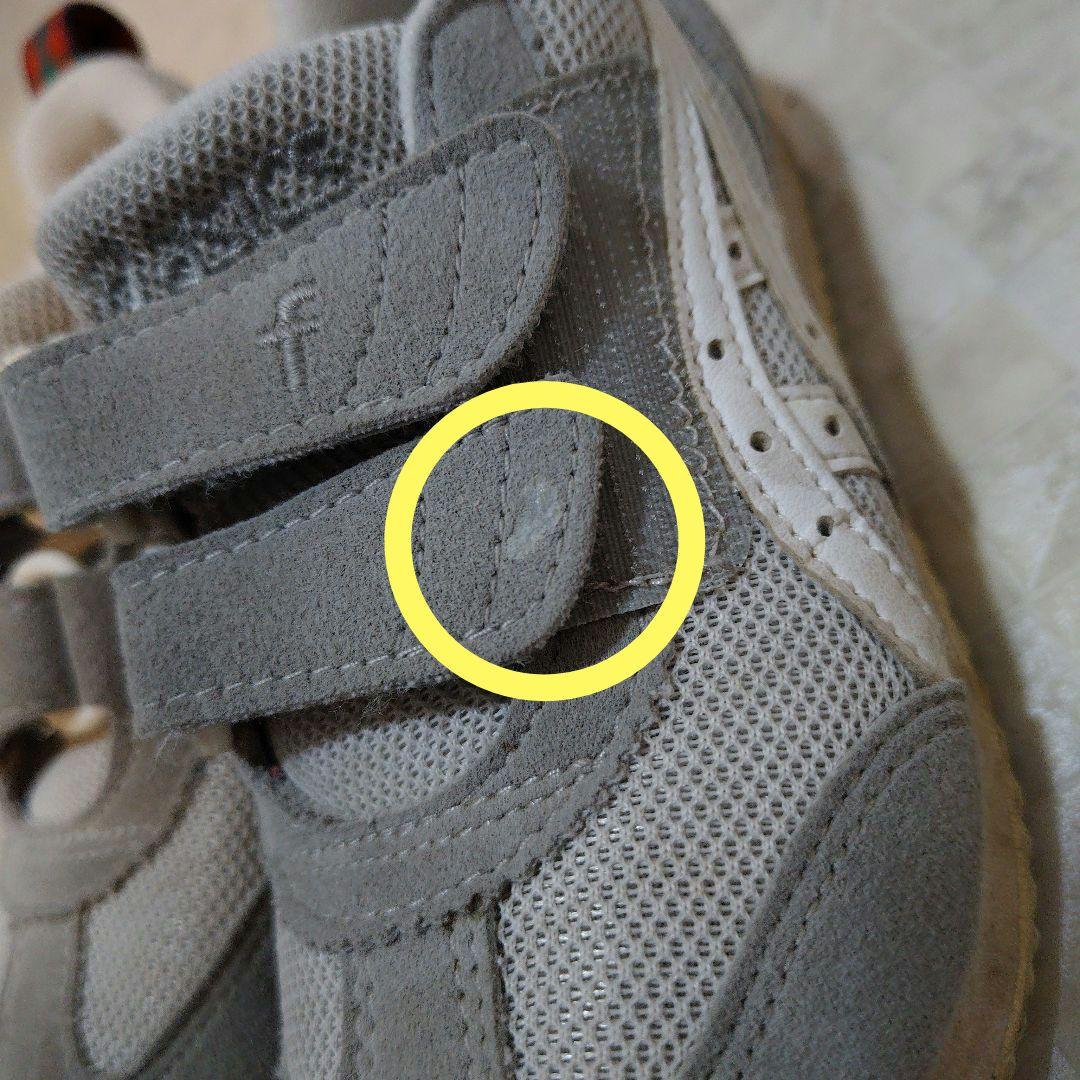 16.0cm】ファミリア familiar アシックス スニーカー グレー - メルカリ