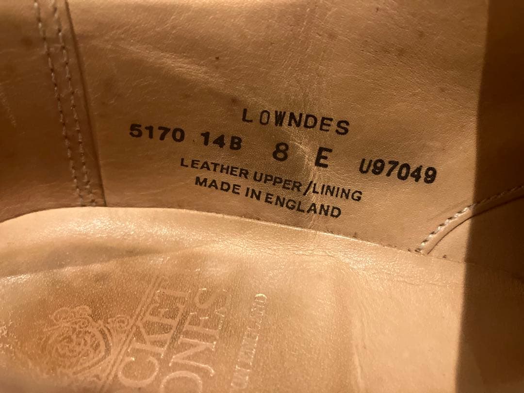 定価132,000円　クロケット＆ジョーンズ　UK8 26.5cm