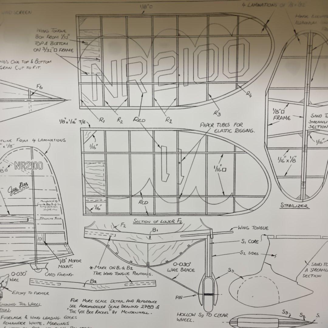 Gee Bee R-1 バルサ組立てキット - メルカリ