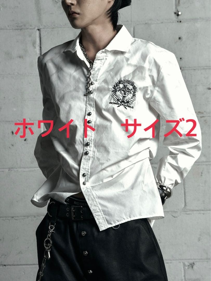Rosen Kreuz】BACK CROSS CROPPED SHIRT - メルカリ