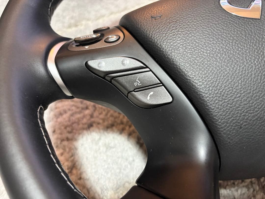 Y51 フーガ純正ステアリング シーマハイブリッド共有 業者リペア済み