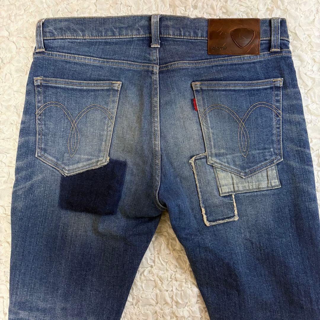 glamb グラム アンノウンアンプラグド デニム メンズL 美品 - メルカリ