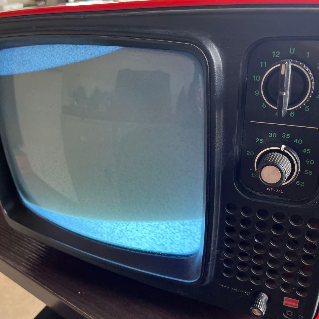 昭和レトロ シャープ 1976年製 白黒ブラウン管テレビ 12P−J7U - メルカリ