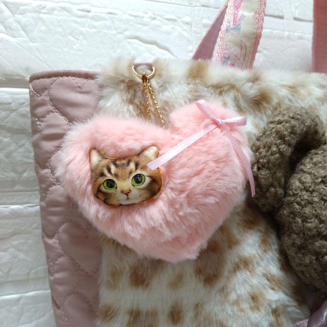 ニ*タ様 コヤンイサムチョン☆横長トートバッグ ユキヒョウファー