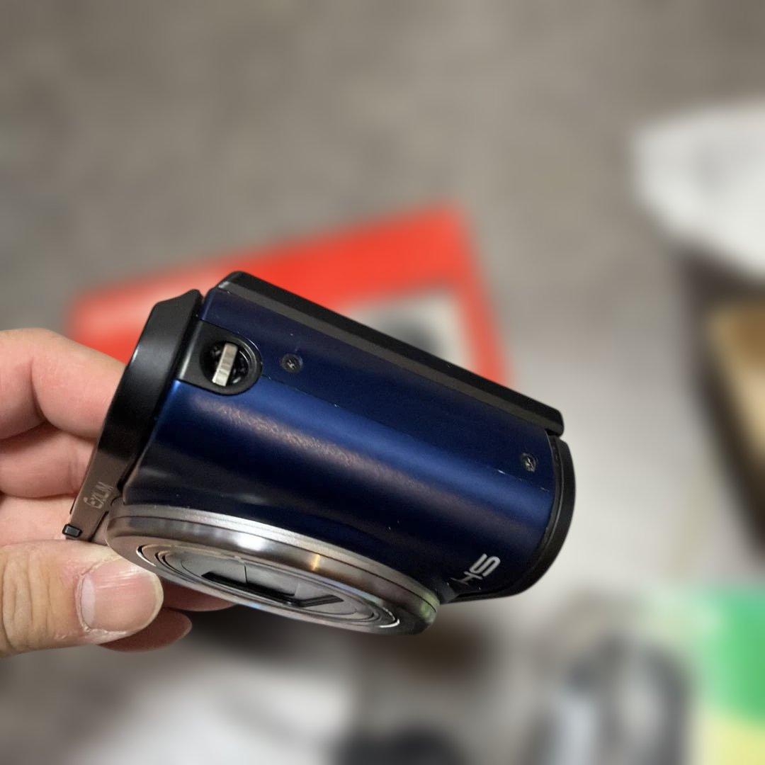 美品 動確済】 CASIO EXILIM EX-ZR1600 ブルー 青 - メルカリ