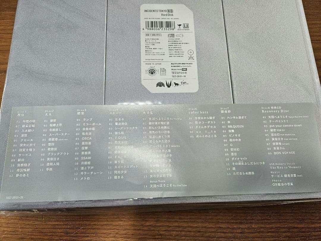 東京事変　INCIDENTS TOKYO HD Hard Disk　初回限定生産