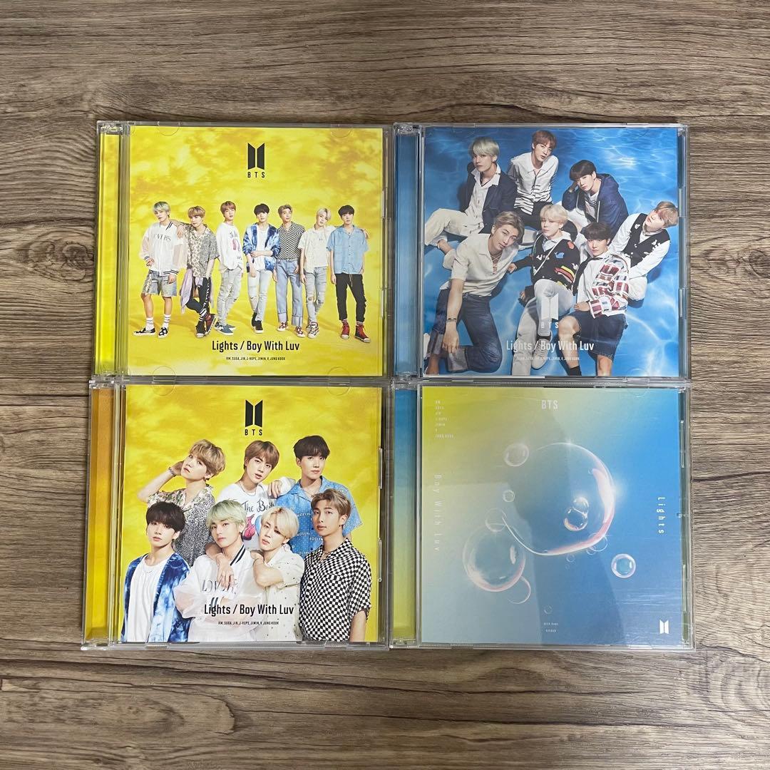 美品】BTS Lights/Boy With Luv 4枚セット - メルカリ