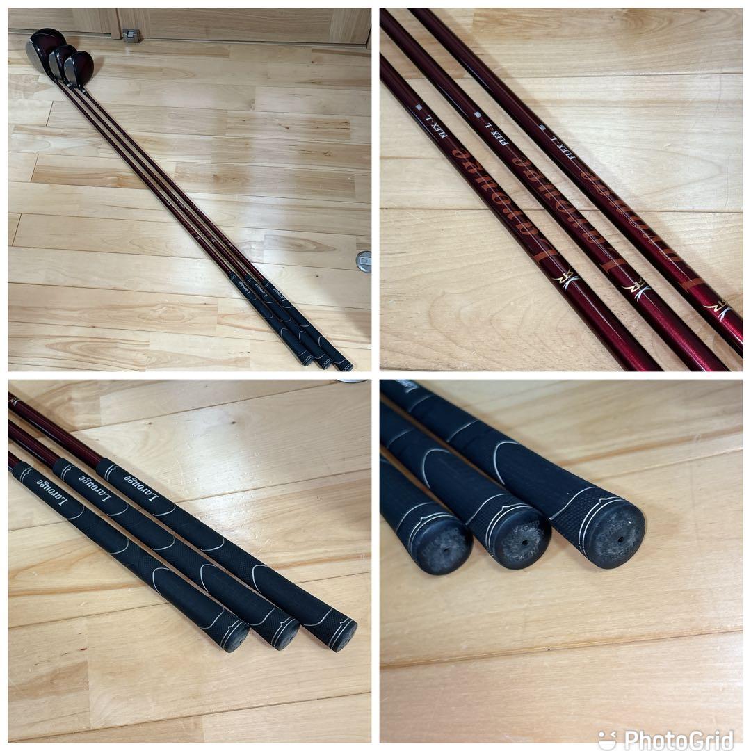 美品】LAROUGE レディース 8本 初心者ゴルフクラブセット FLEX・L