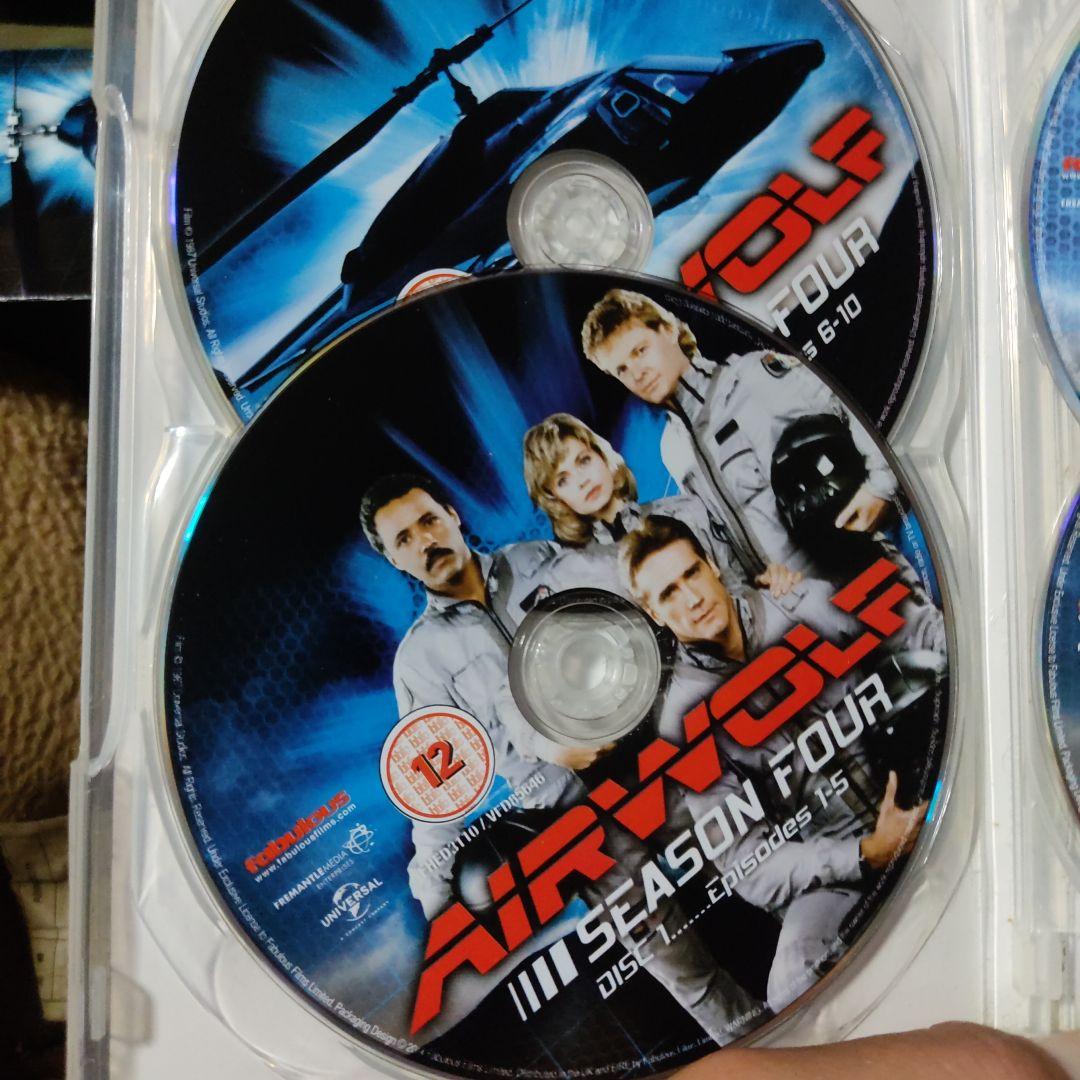 超音速攻撃ヘリエアーウルフ（新エアーウルフ復讐編）シーズン4 DVD5枚