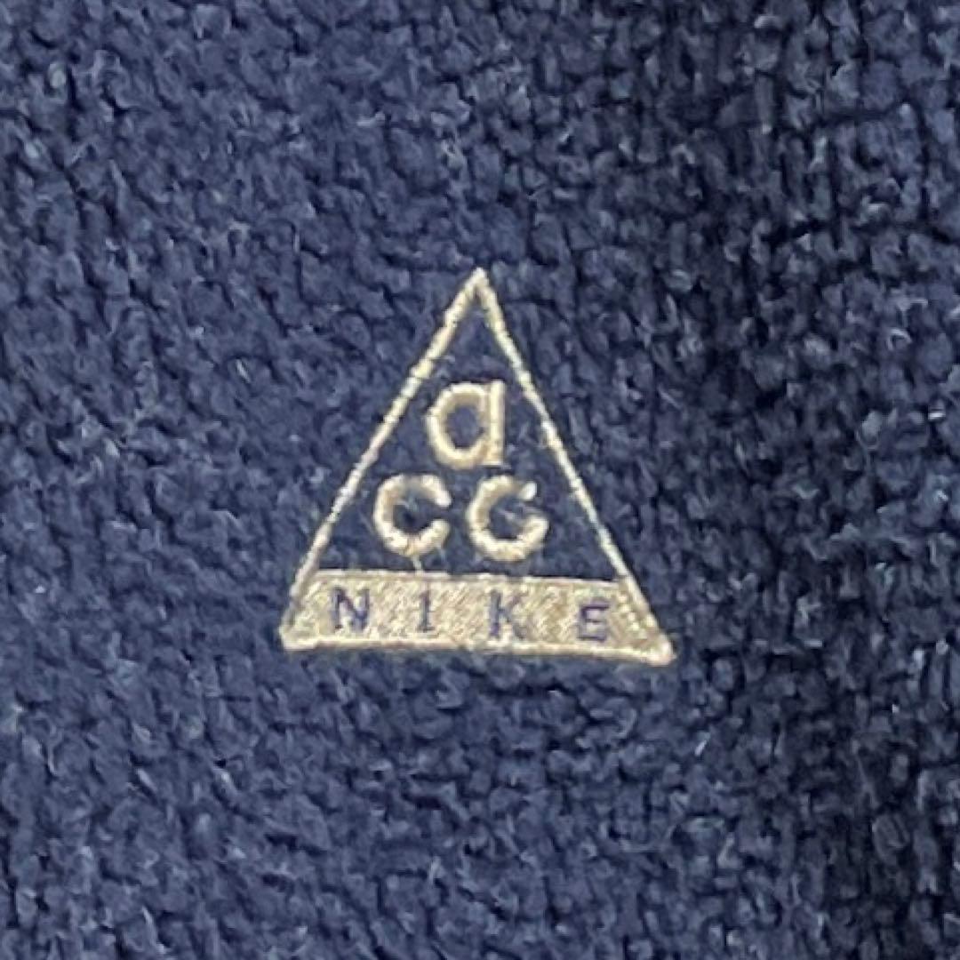 90s 犬タグ NIKE ACG ナイキ ハーフジップ ボア フリース L - メルカリ