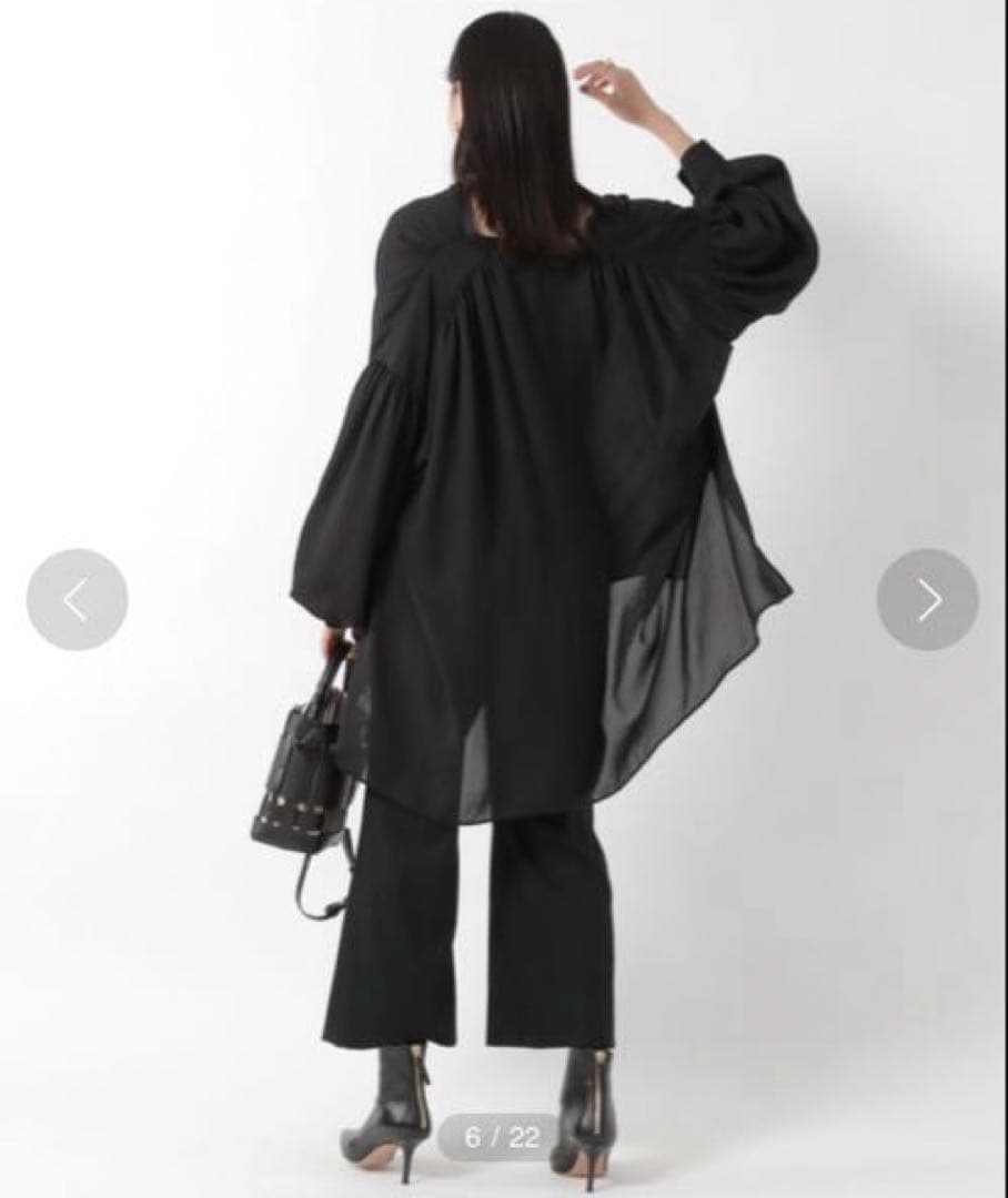 新品未着用】Chaos リマノスギャザーブラウス ブラック - メルカリ