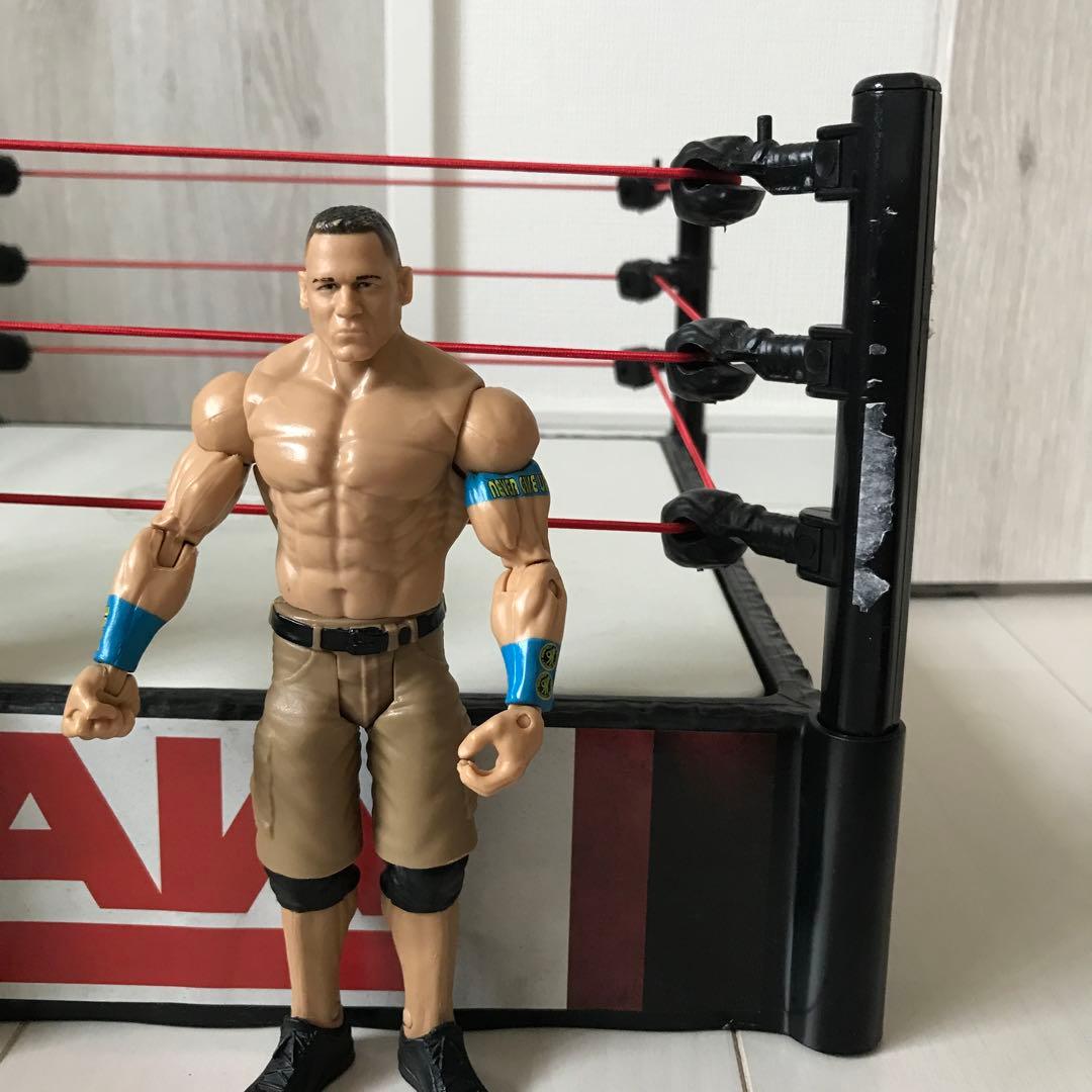 マテル WWEリング ジョン・シナ ザ・ロック フィギュアセット - メルカリ
