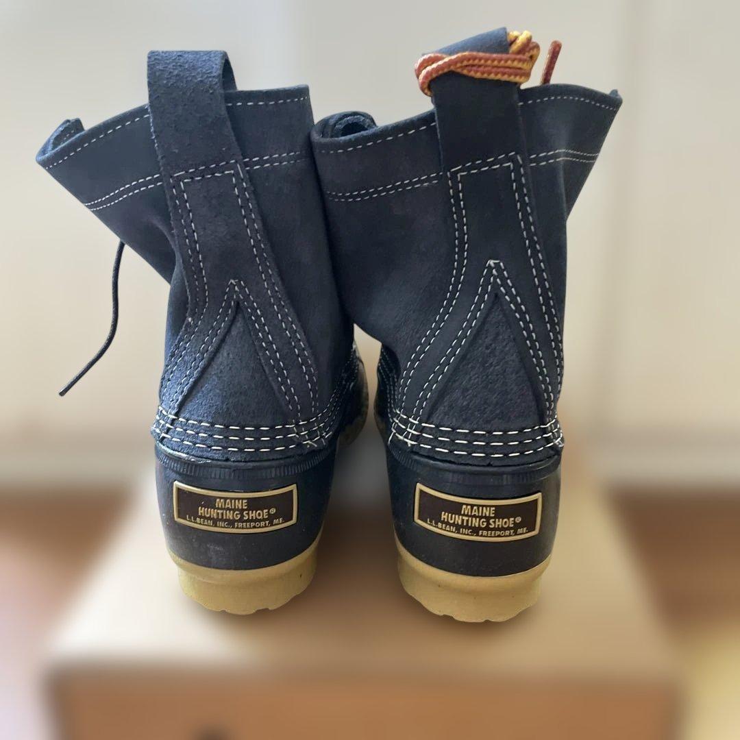 L.L.Bean × Beams別注 ネイビー ビーンブーツ US8