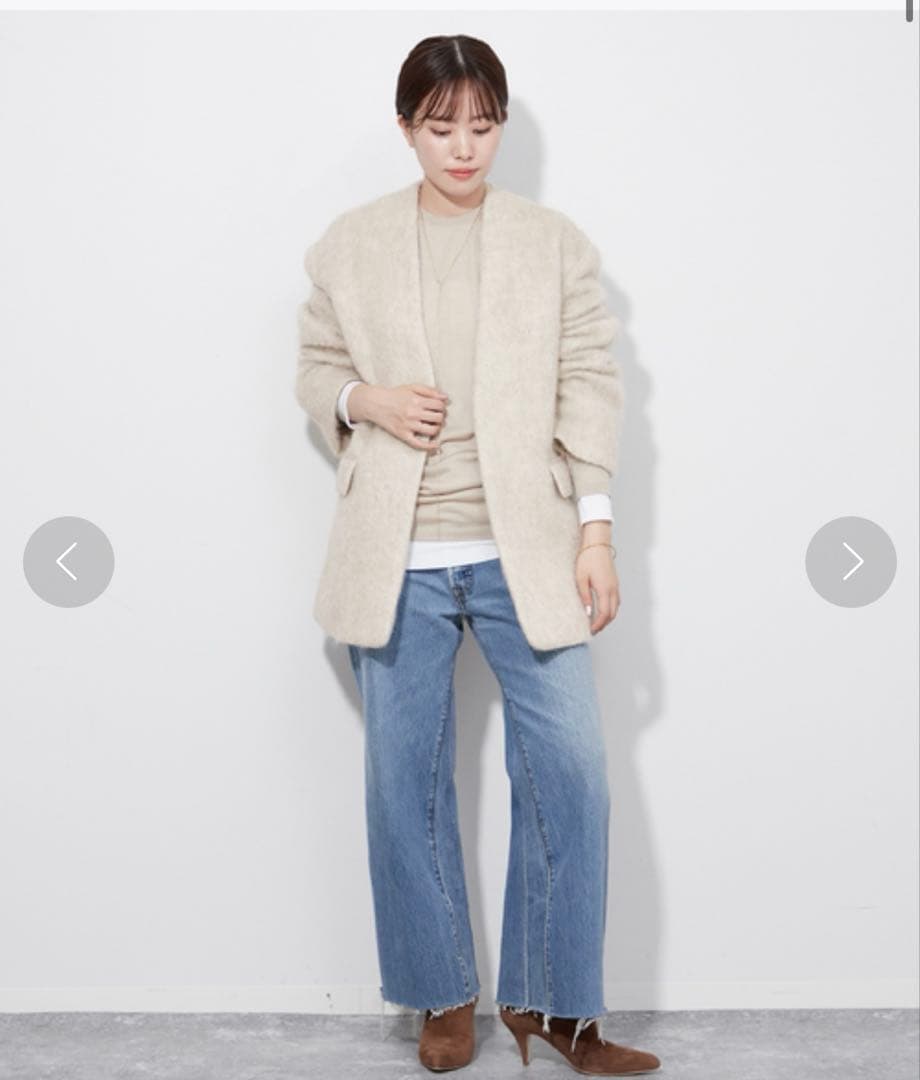 Plage R'IAM リアム プラージュ シャギー コートジャケット 38 - メルカリ