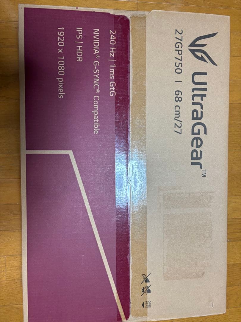 美品　UltraGear 27GP750-B 240hz ゲーミングモニター Amazon.co.jp: LG ゲーミングモニター UltraGear 27GP750-B 27インチ