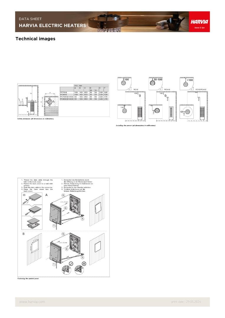 電源２ｍ　HARVIA CILINDRO PC90　200V 9.0KW