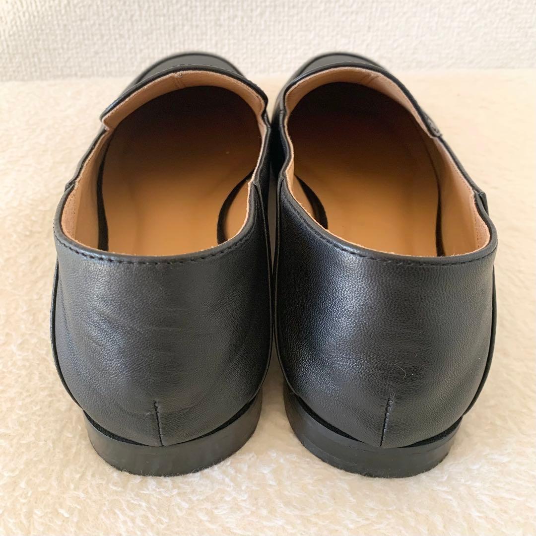 【極美品　未使用級】スローブ　イエナ　ソフト　ローファー　ブラック　23.5cm