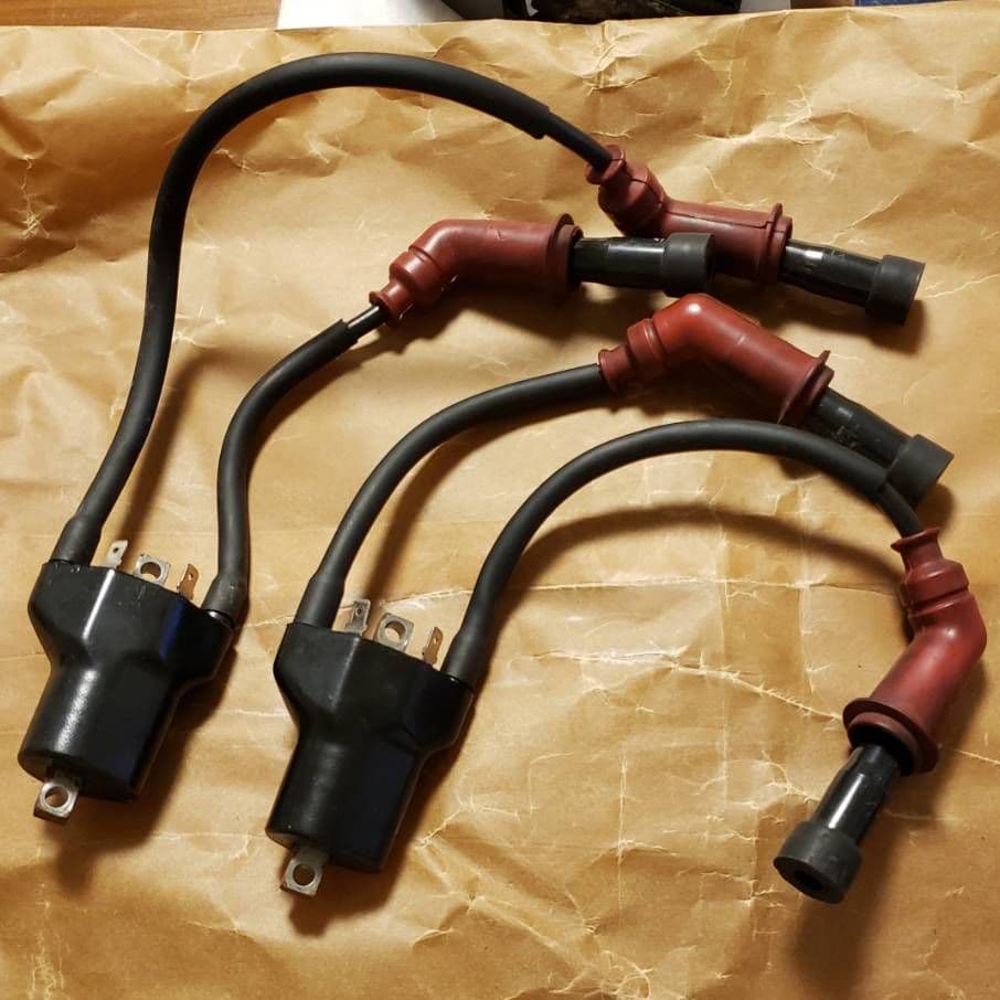 GSX400インパルス イグニッションコイル プラグコード プラグキャップ