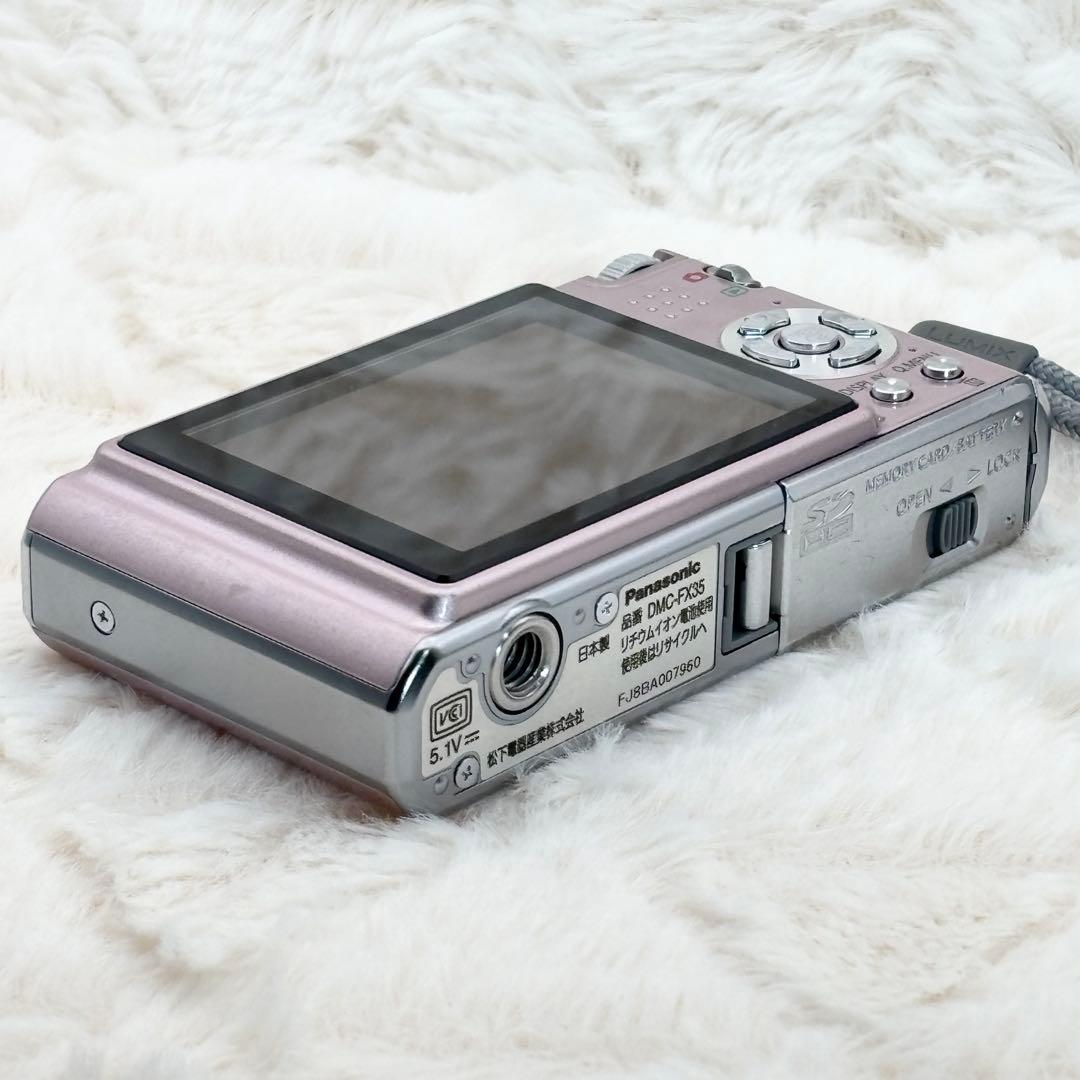 動作良好 Panasonic LUMIX DMC-FX35 ピンク - メルカリ