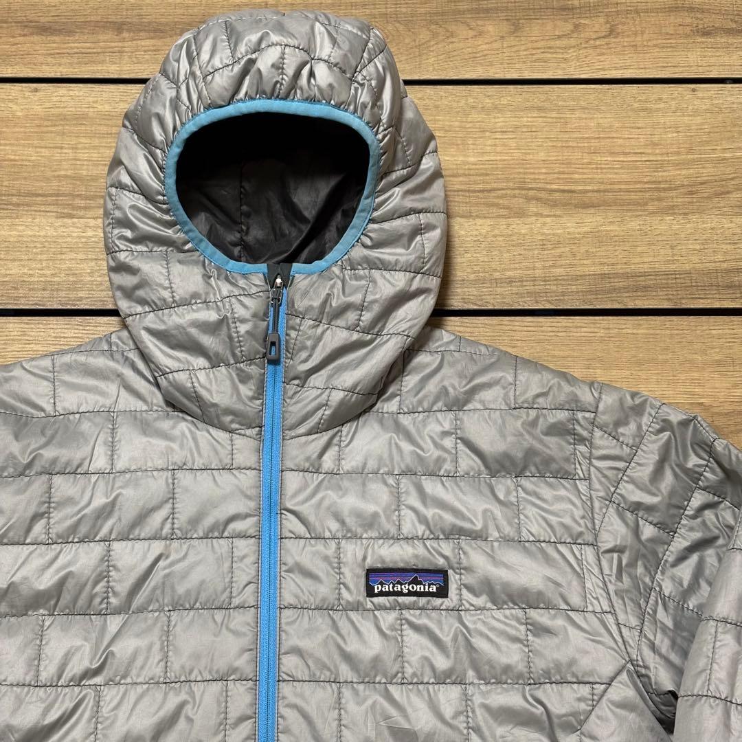 パタゴニア SP16 ナノパフビビープルオーバー XS シルバー プリマ