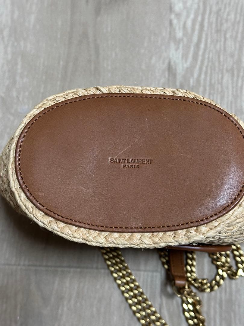 つくね様専用】サンローランマノンMINIラフィア2wayかごバッグ - メルカリ