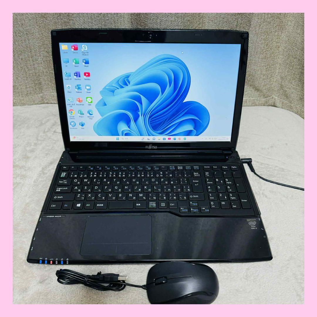 S282 富士通ノートパソコン WEBカメラSSDサクサク動くWindows11 - メルカリ