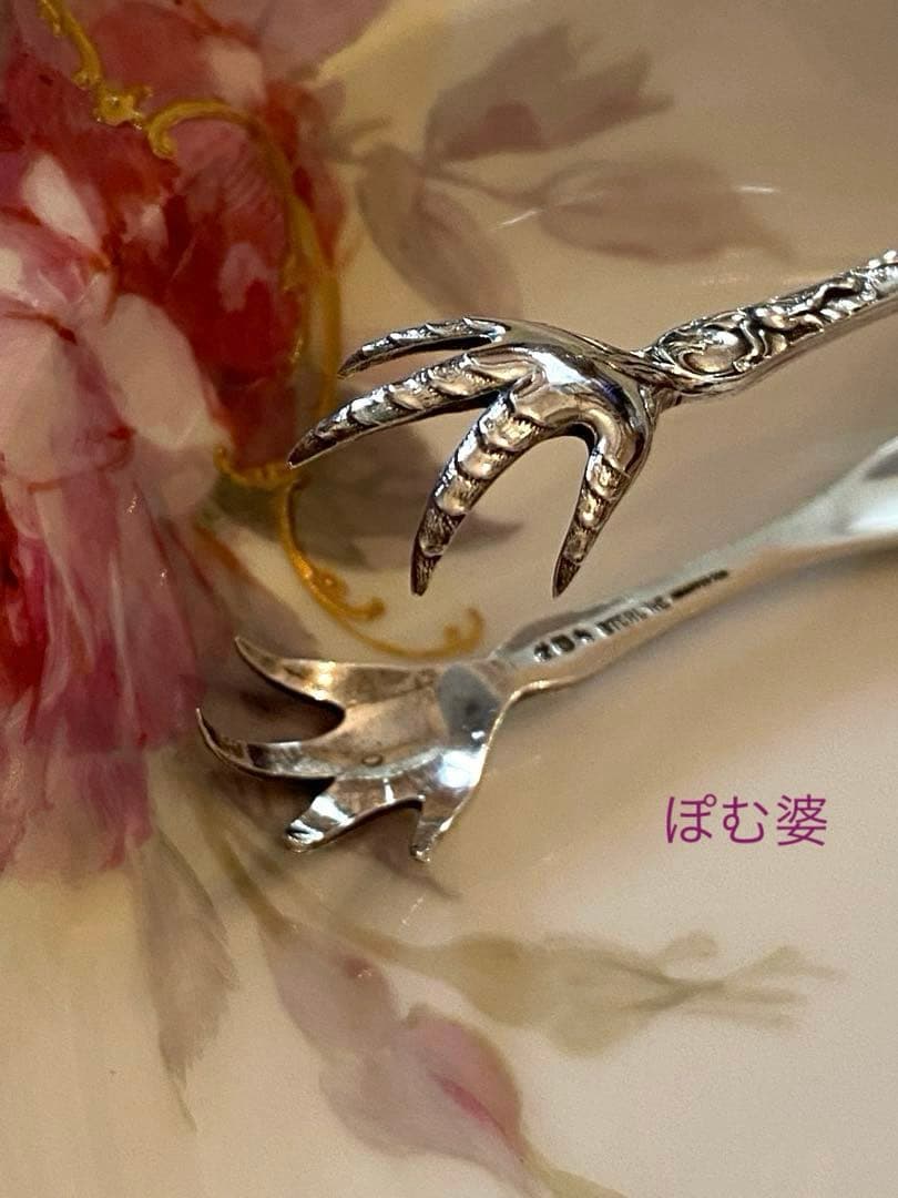 米国／リード＆バートン】純銀 スターリングシルバー／トング「レ