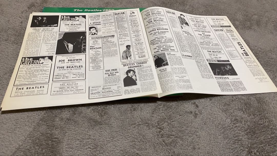 LPレコード】【帯付】ザ・ビートルズ(1960~62) - メルカリ