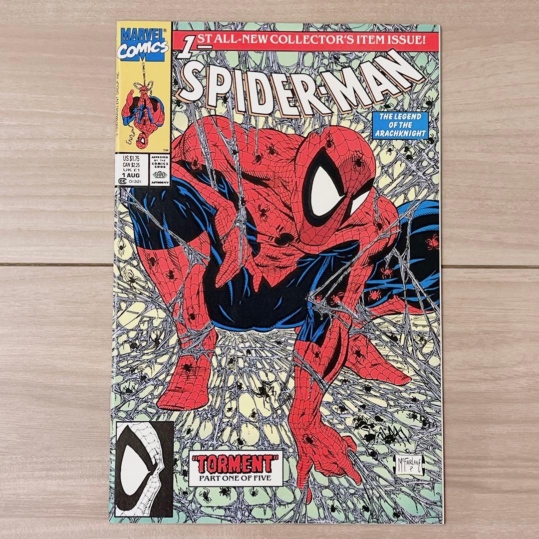 スパイダーマン #1（1990） マクファーレン カバー アメコミ リーフ3