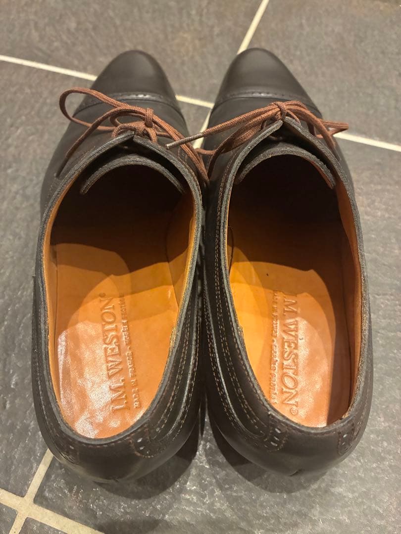 J.M.WESTON ジェイエムウエストン　ストレートチップ　サイズ7/D