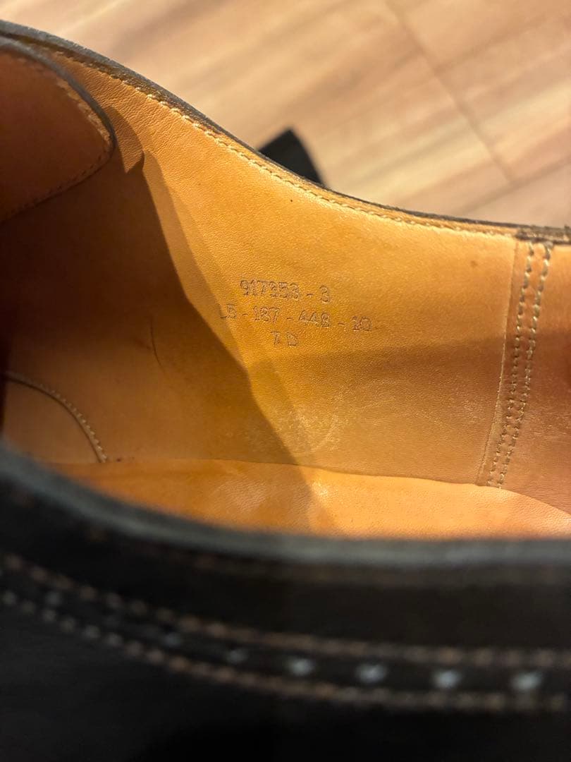 J.M.WESTON ジェイエムウエストン　ストレートチップ　サイズ7/D