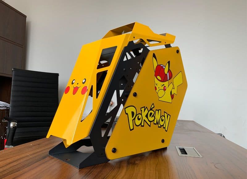 送料無料   ピカチュウのテーマコンピュータのメインボックス ポケモンフレンダ フレンダボックス ピカチュウバージョン｜ポケモン