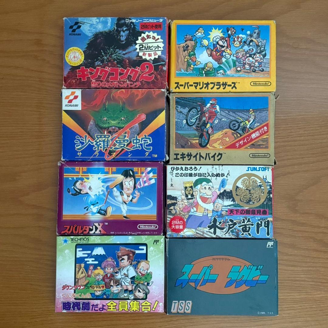 ☆作動未確認☆ 箱付き ファミコンソフト 28本 まとめ売り - メルカリ