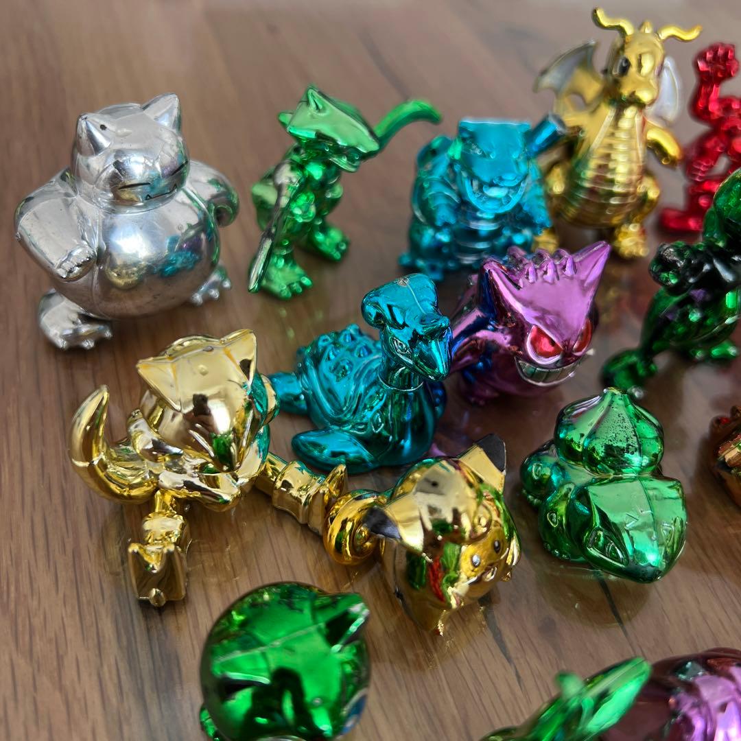 ポケモン☆メタリック フィギュア まとめ売り 30体 当時物！レア！希少