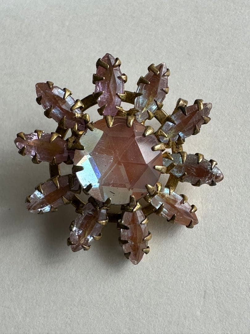 アンティーク　サフィレット　ブローチ サフィレット ラウンドブローチ – Amelie Antique