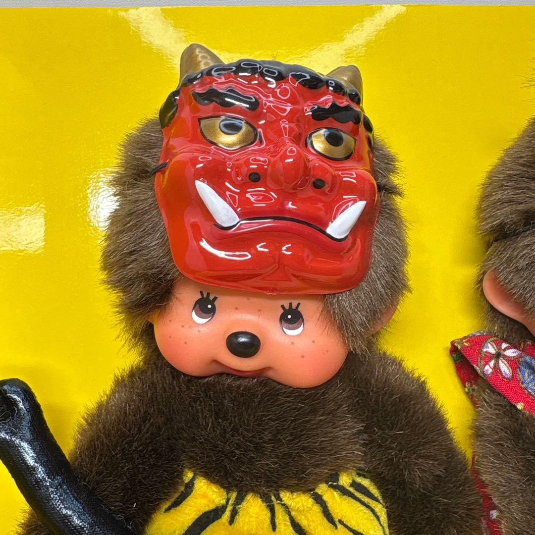 2001年発売 新品 節分 ペア モンチッチ monchhichi 297980 - メルカリ