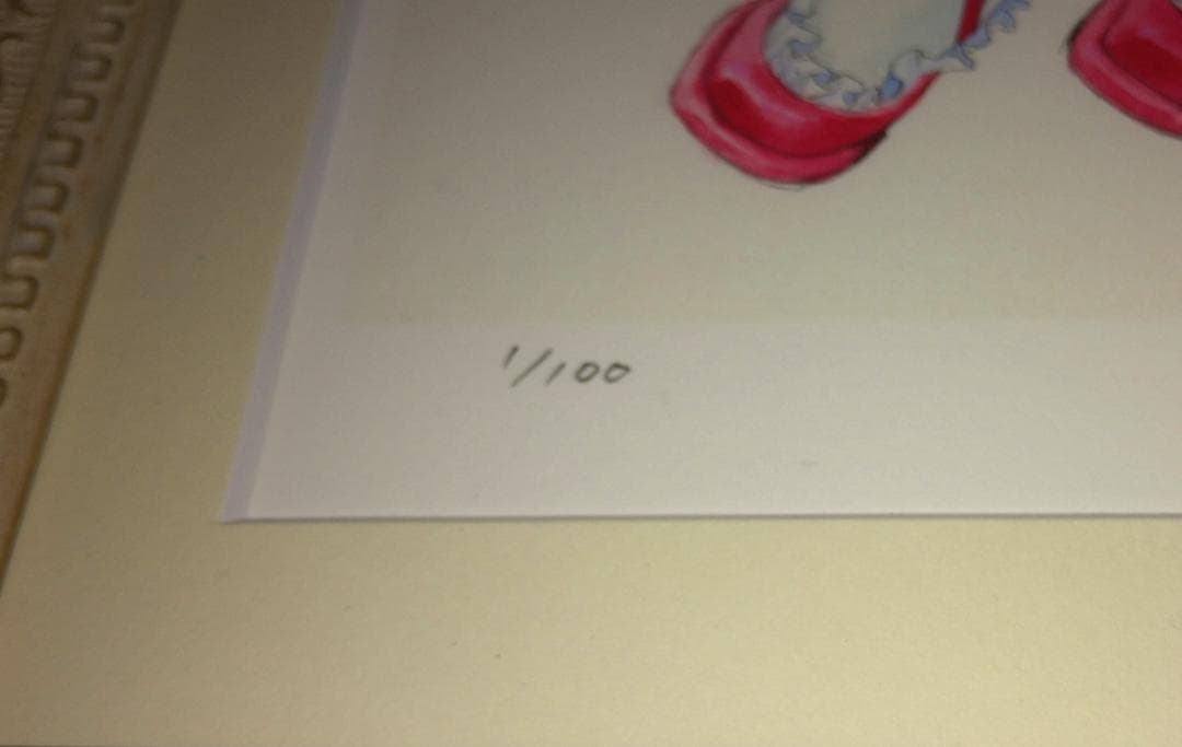 いのまたむつみ Noir/Blanc版画セット 直サ入 S/N:001/100