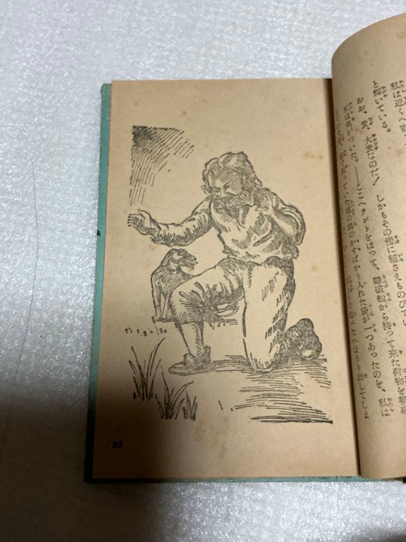 昭和28年／児童文庫・ロビンソン漂流記【カバヤ児童文庫研究所】。