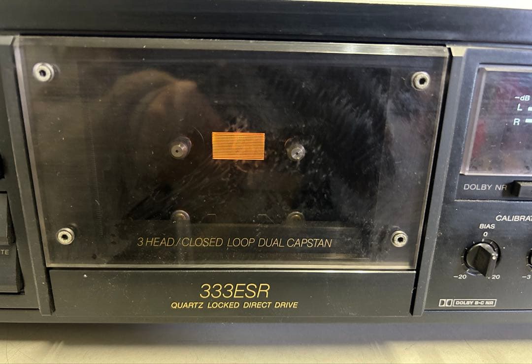SONY TC-K333ESR カセットデッキESシリーズ 通電確認済みジャンク