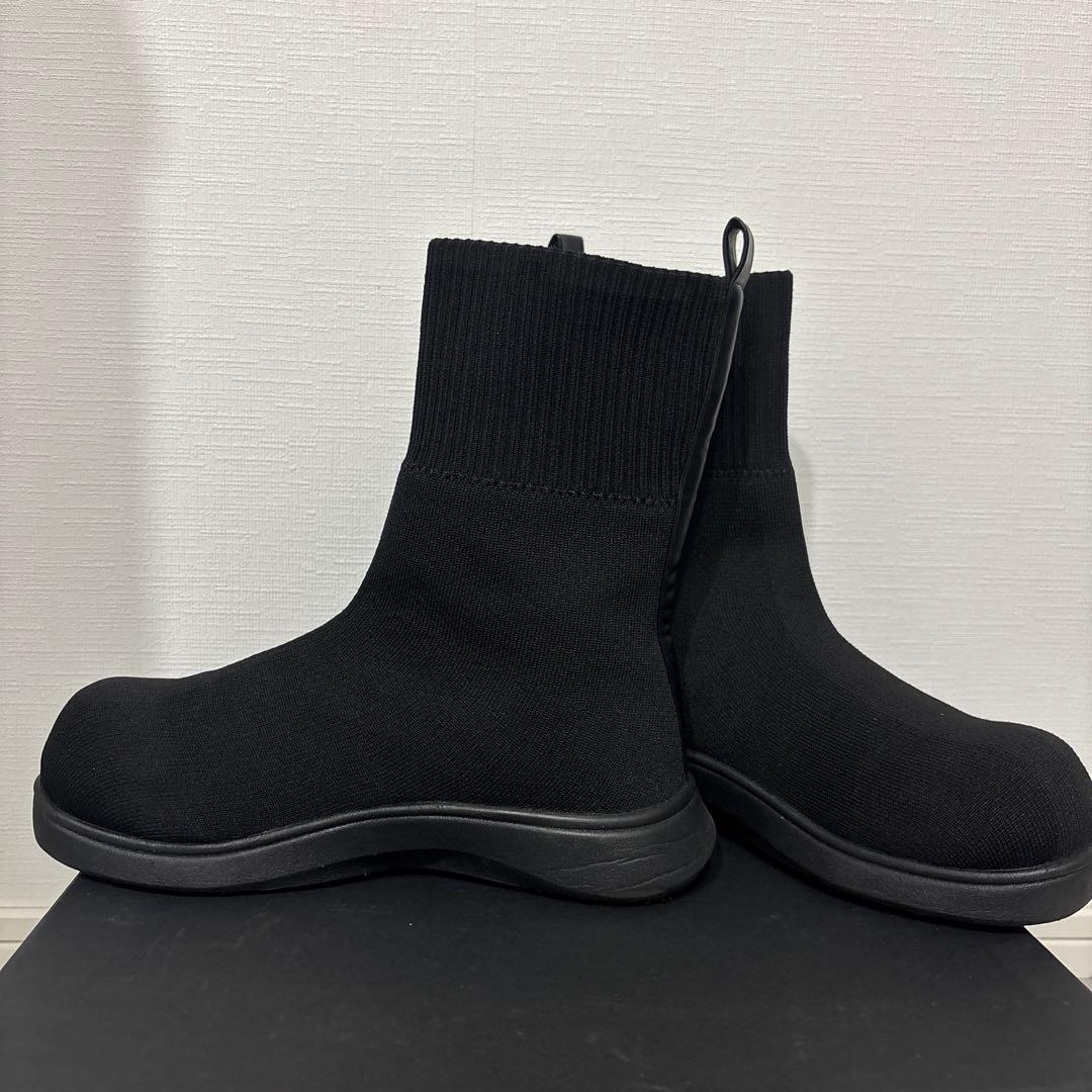 ラクバキ ニットブーツ ブラック - メルカリ