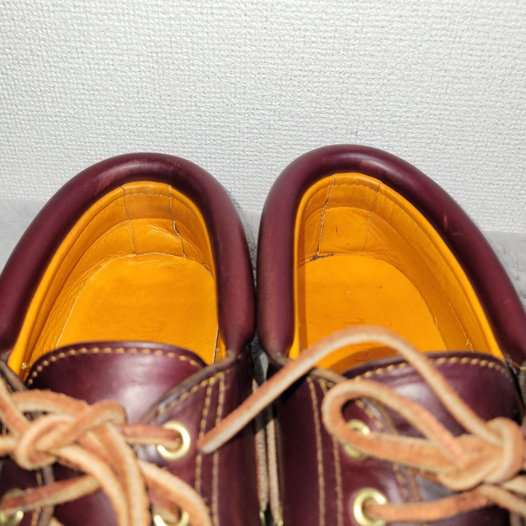 美品✨ Timberland 27.0 デッキシューズ ラバーアウトソール - メルカリ